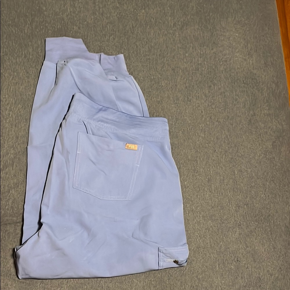 Women's Light Blue Figs scrub pants
